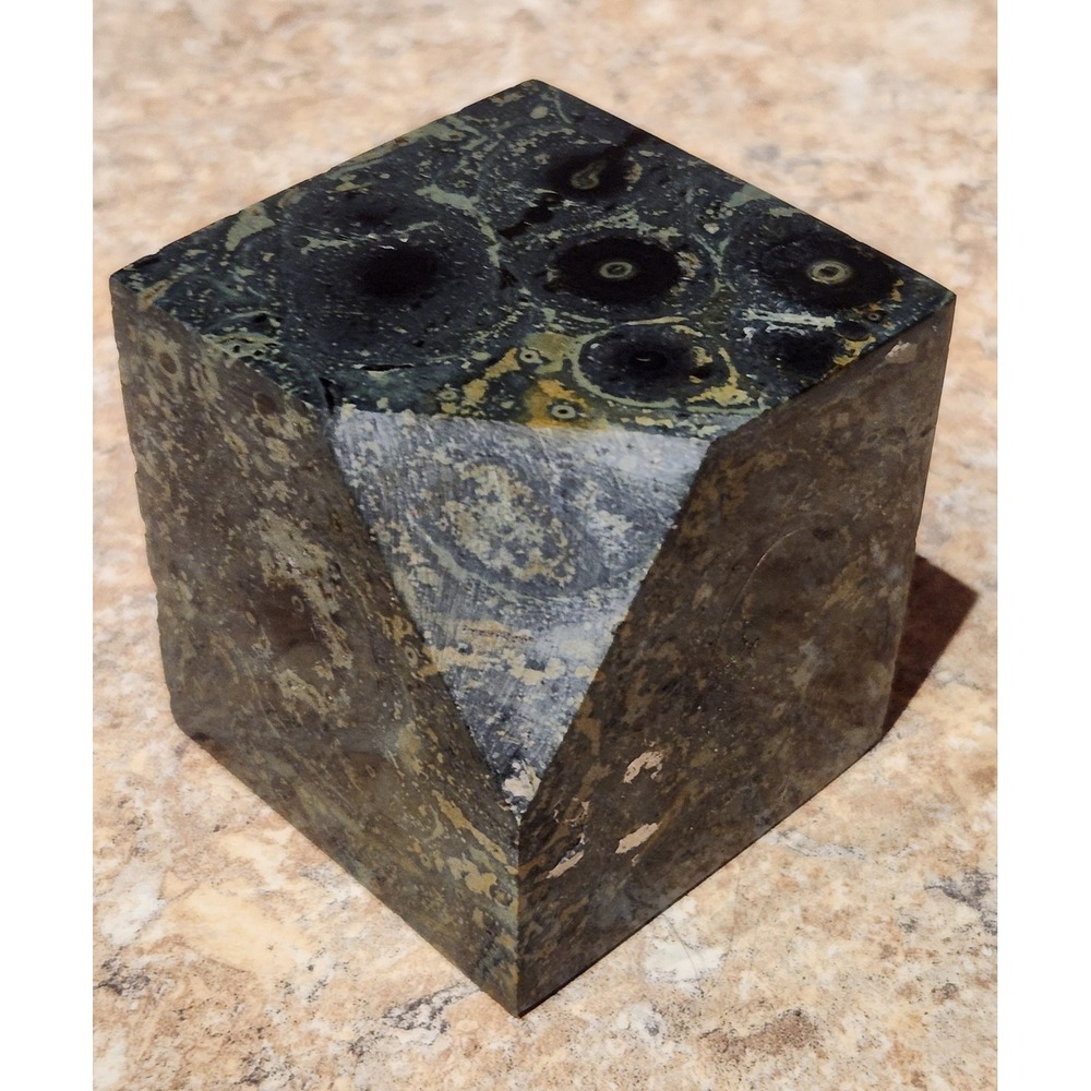Kambaba Jasper Freeform Cube